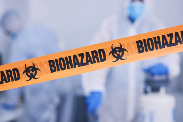 Professional Biohazard Cleanup technician working in Kenansville, FL